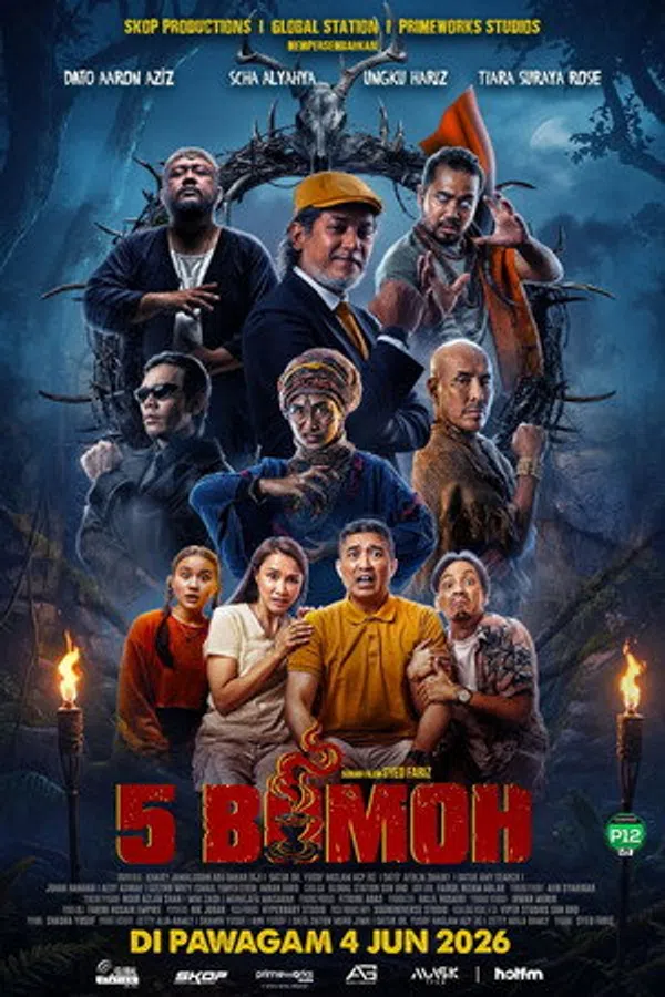 Poster phim 5 thầy pháp trên Xem Phim Fun